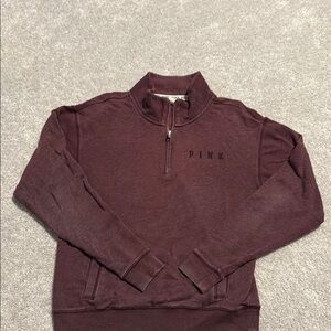 PINK Victoria's Secret Purple Zip Up Sweater